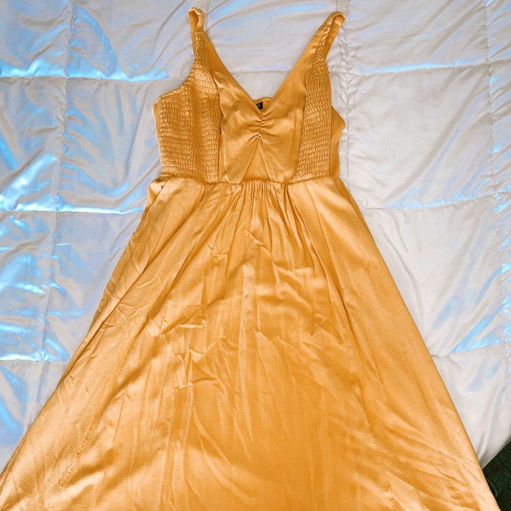 Yellow Torrid Midi Dress - Size XL